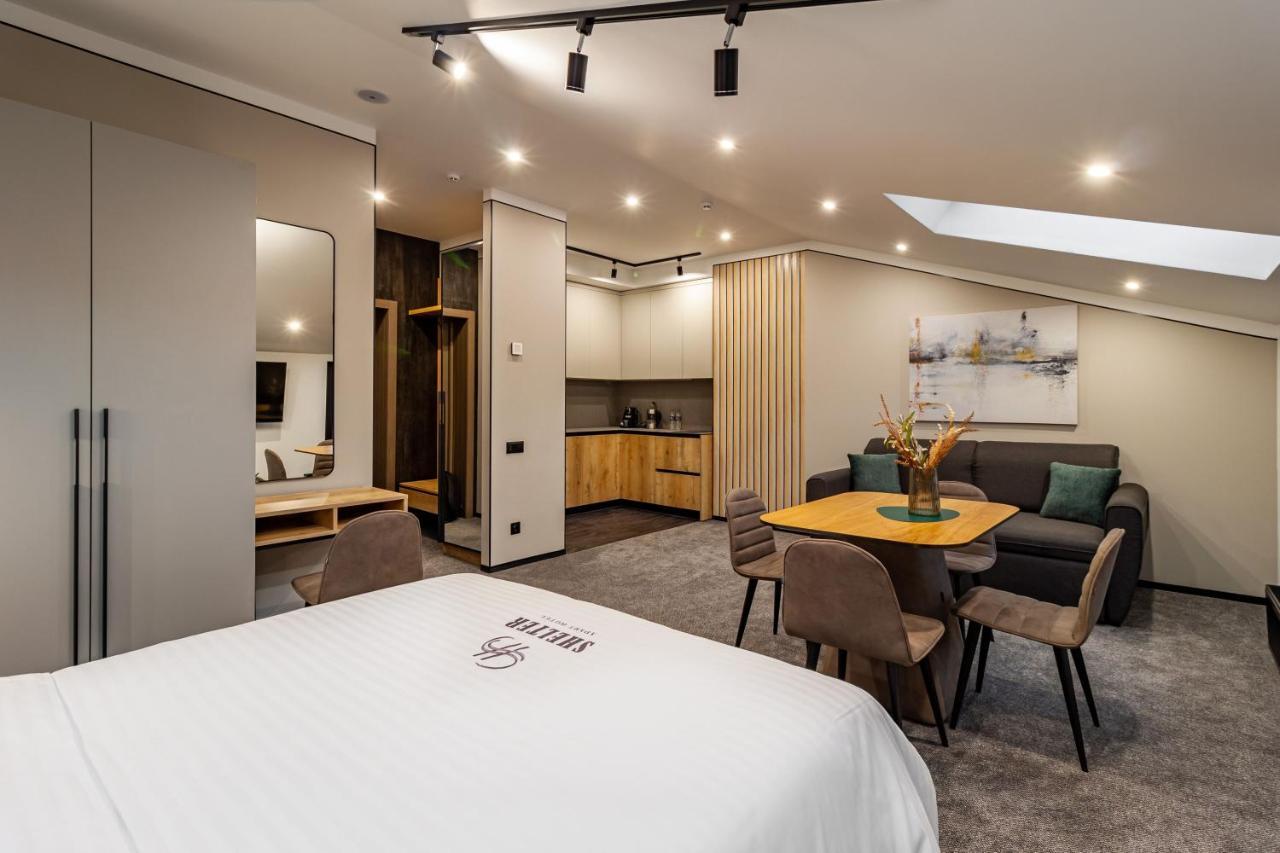 Shelter Apart Hotel Bukovel Bagian luar foto